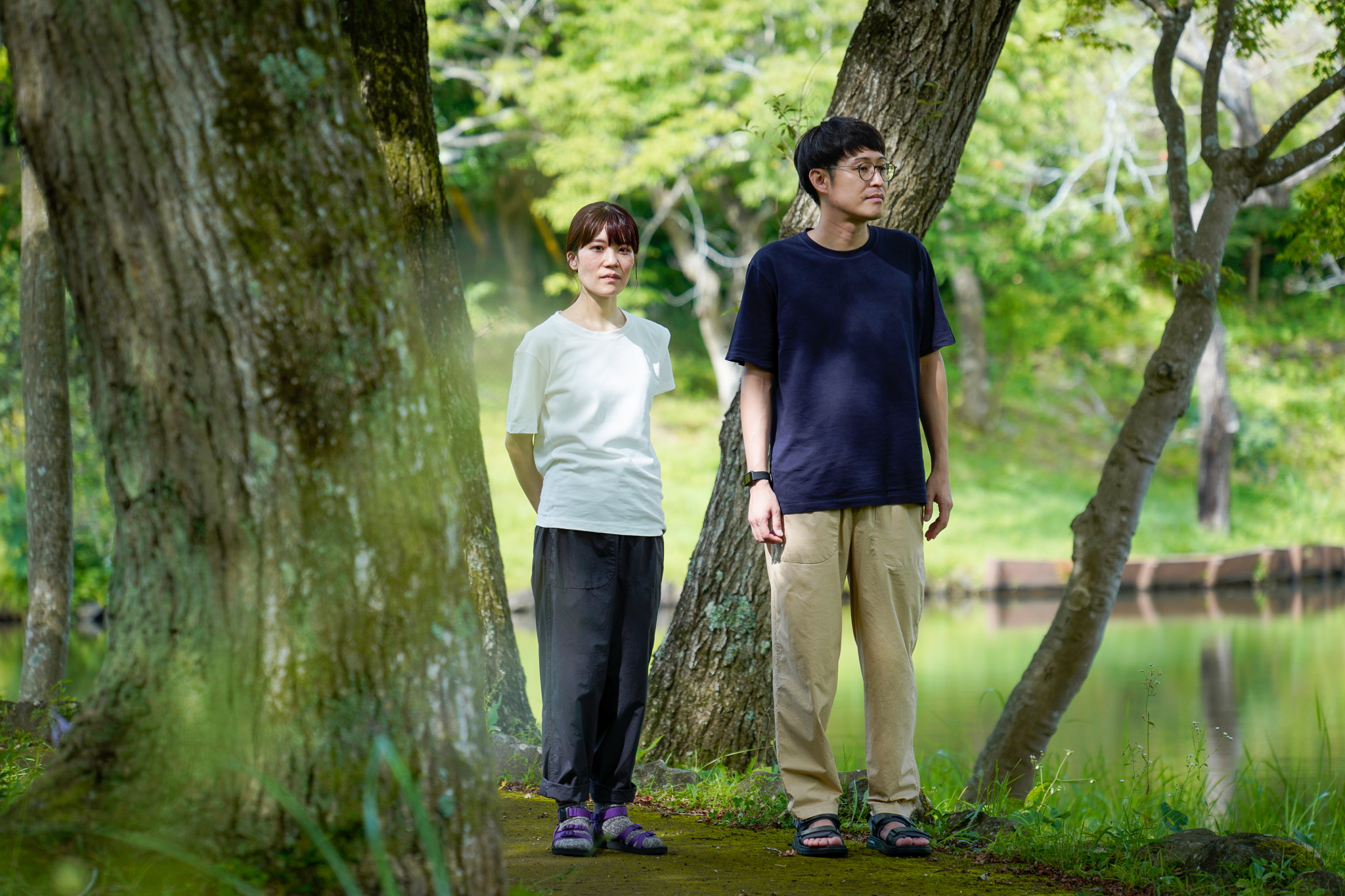 木から生まれたTシャツを、木の染料で染める